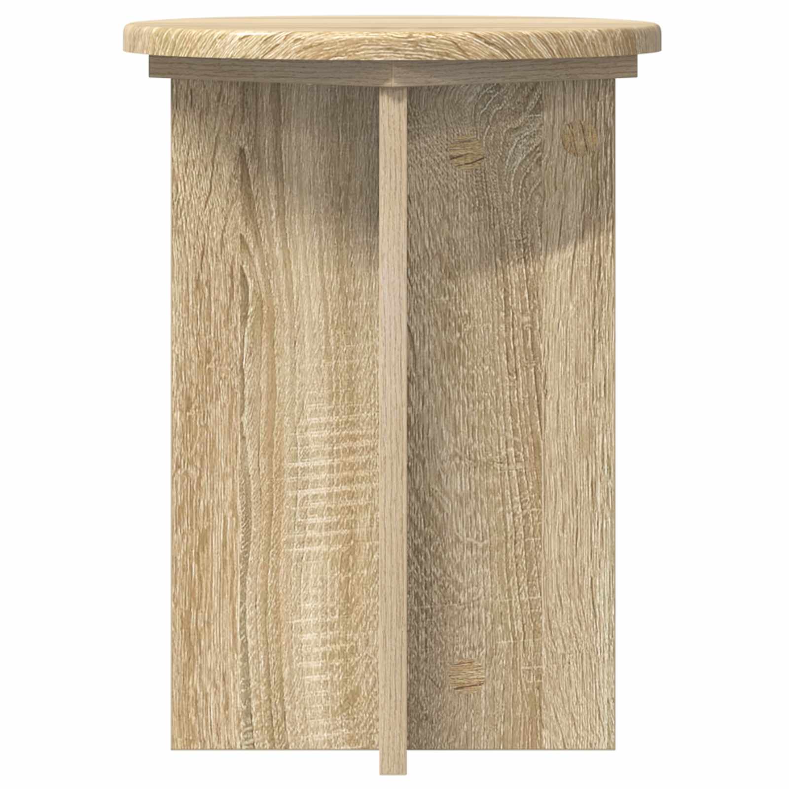 Βάση φυτών 2 pcs Sonoma Δρυς Ø29,5 x 40 εκ. Επεξεργασμένο Ξύλο - Pakobazaar