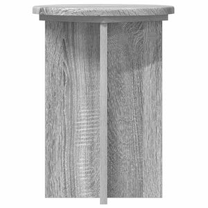 Βάση φυτών 2 pcs Γκρι Sonoma Ø29,5 x 40 εκ. Επεξεργασμένο Ξύλο - Pakobazaar