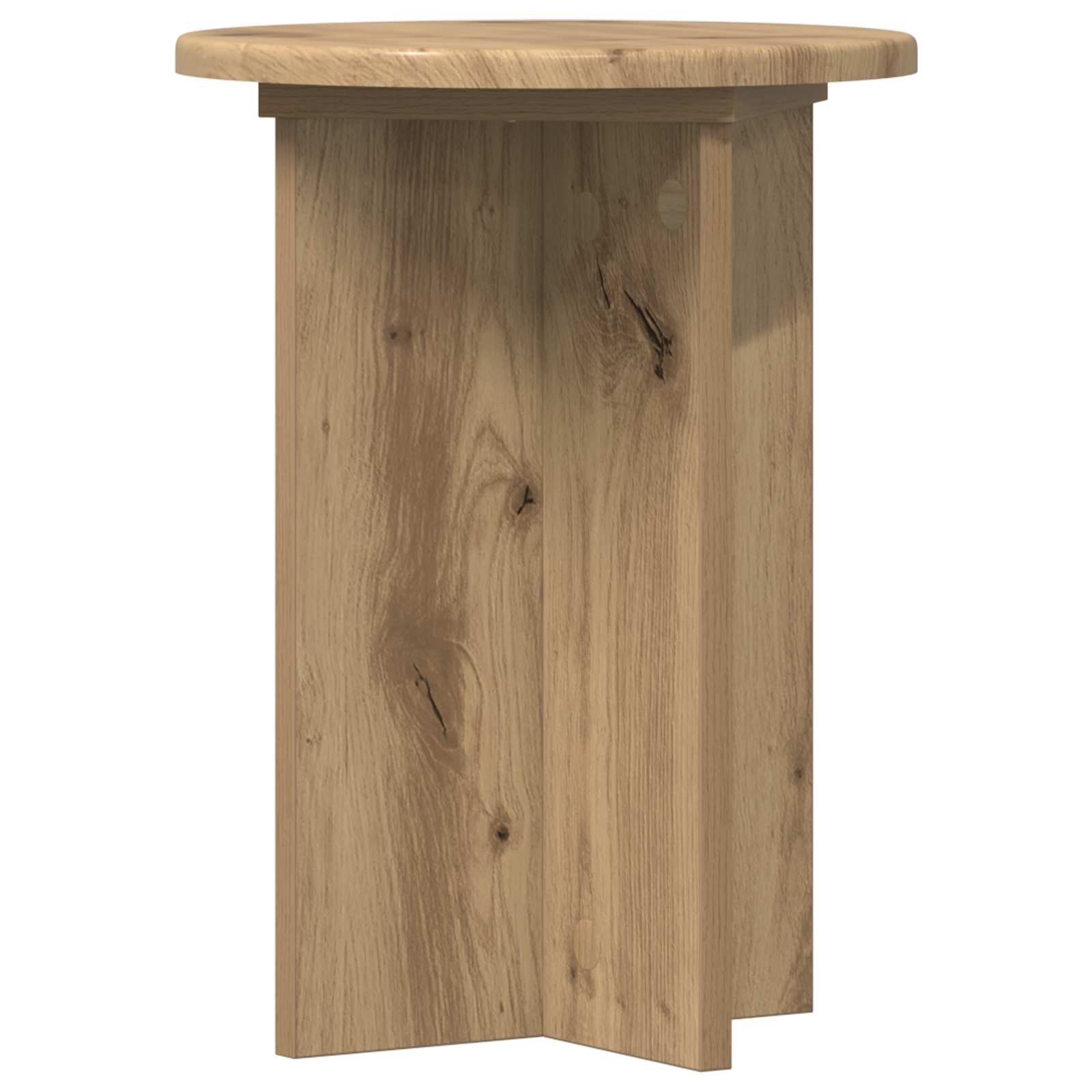 Βάση φυτών 2 pcs Artisan Δρυς Ø29,5 x 40 εκ. Επεξεργασμένο Ξύλο - Pakobazaar