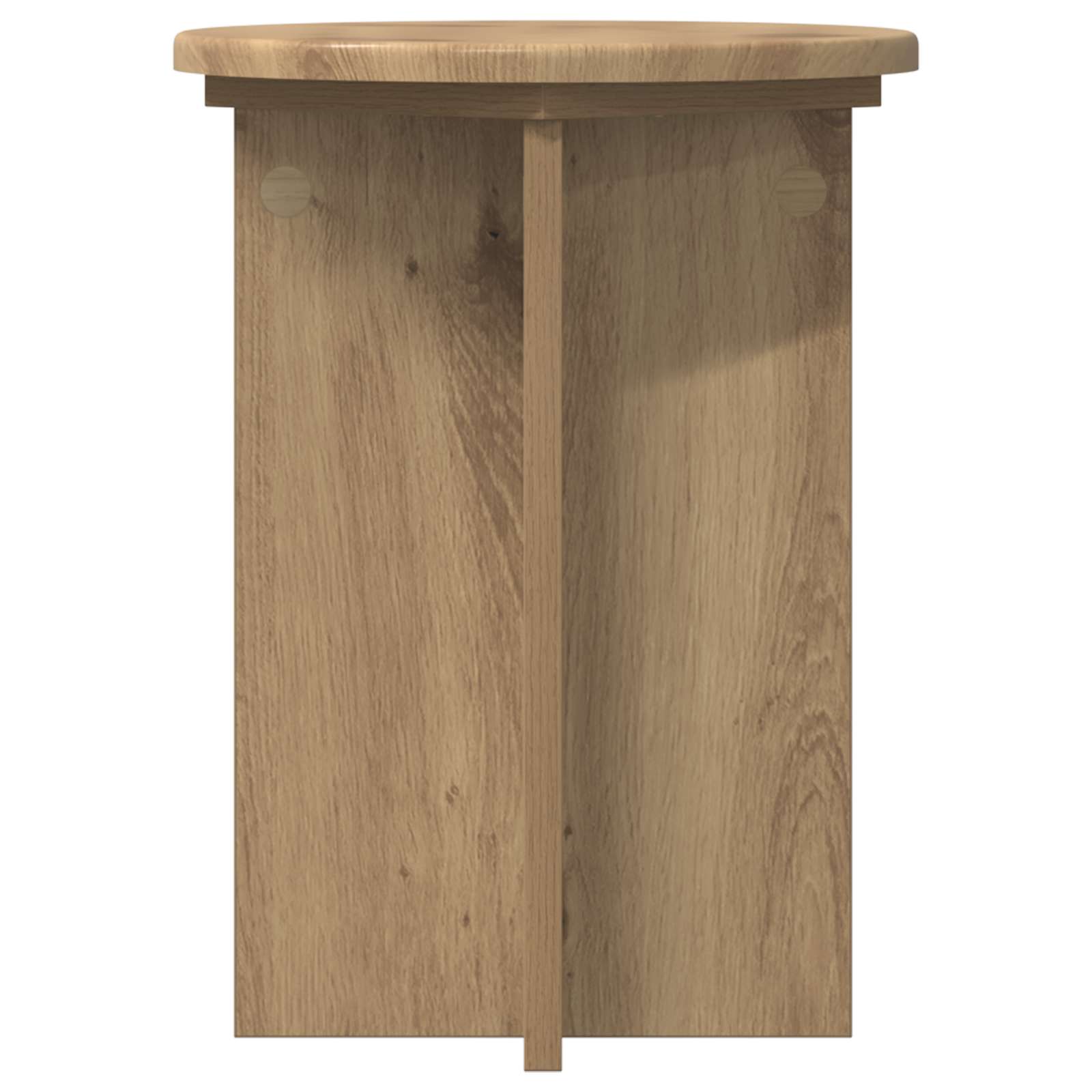 Βάση φυτών 2 pcs Artisan Δρυς Ø29,5 x 40 εκ. Επεξεργασμένο Ξύλο - Pakobazaar