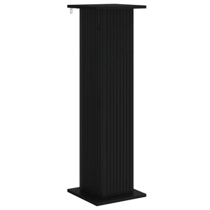 Βάση φυτών 2 pcs Μαύρο 30,5 x 30 x 100,5 εκ Επεξεργασμένο Ξύλο - Pakobazaar