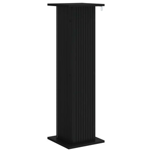 Βάση φυτών 2 pcs Μαύρο 30,5 x 30 x 100,5 εκ Επεξεργασμένο Ξύλο - Pakobazaar