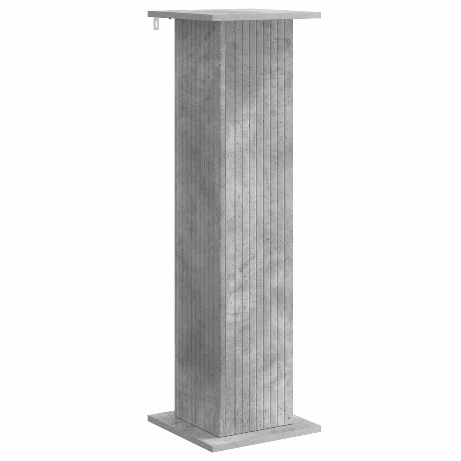 Βάση φυτών 2 pcs Γκρι Σκυροδέματος 30,5 x 30 x 100,5 εκ - Pakobazaar