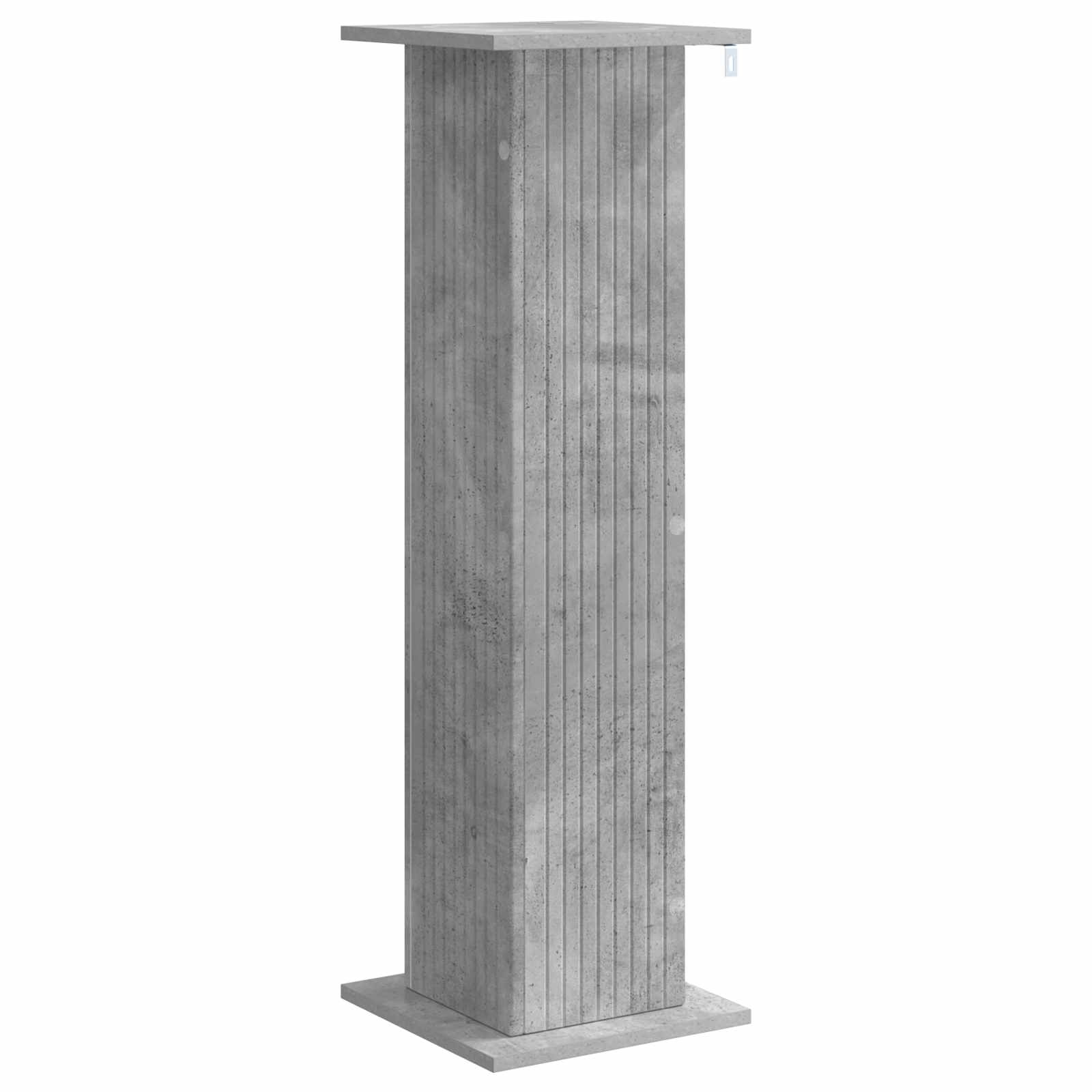 Βάση φυτών 2 pcs Γκρι Σκυροδέματος 30,5 x 30 x 100,5 εκ - Pakobazaar