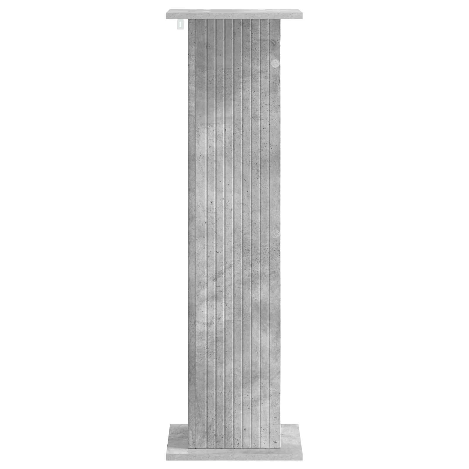 Βάση φυτών 2 pcs Γκρι Σκυροδέματος 30,5 x 30 x 100,5 εκ - Pakobazaar