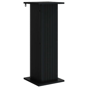 Βάση φυτών 2 pcs Μαύρο 30,5 x 30 x 80,5 εκ Επεξεργασμένο Ξύλο - Pakobazaar