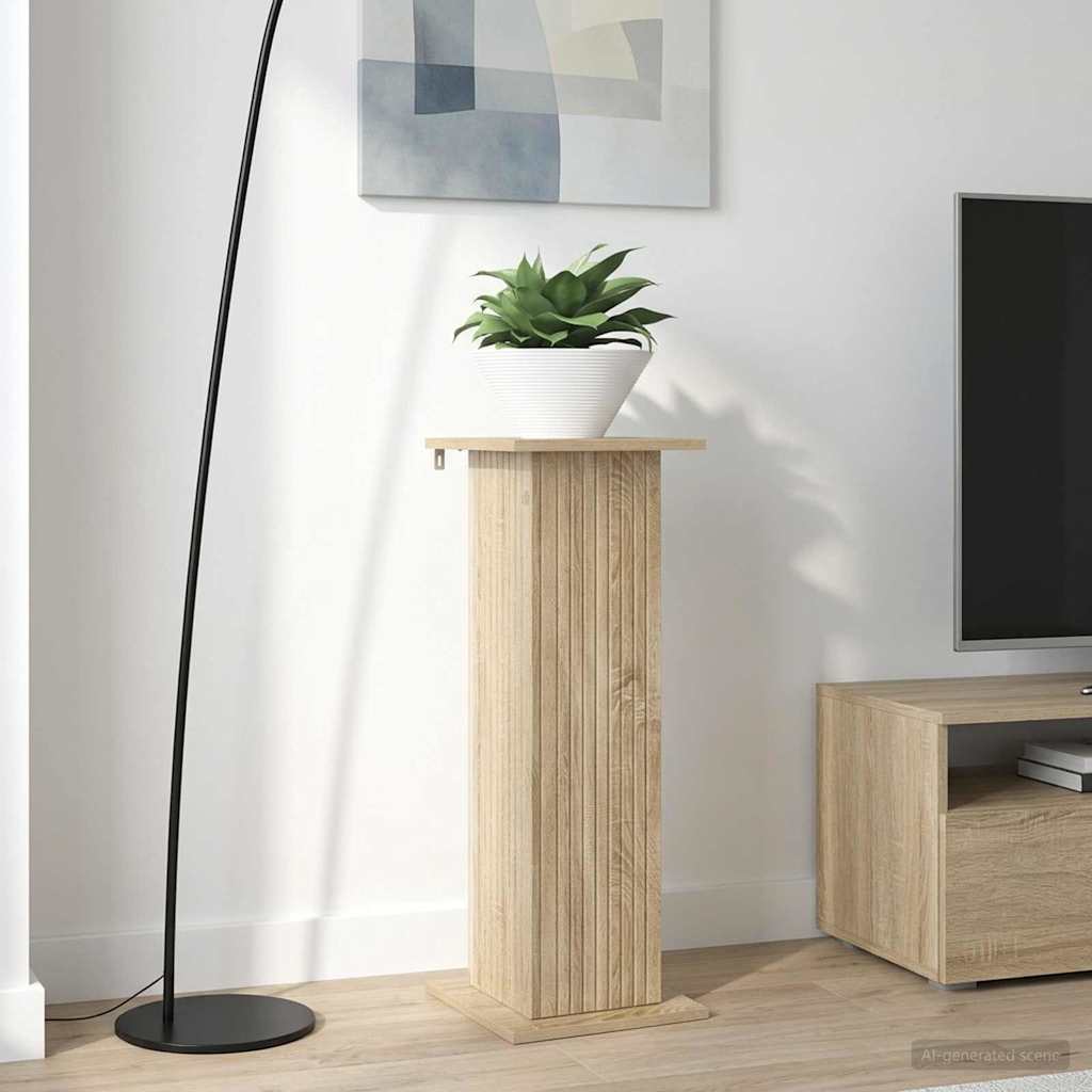 Βάση φυτών 2 pcs Sonoma Δρυς 30,5 x 30 x 80,5 εκ - Pakobazaar