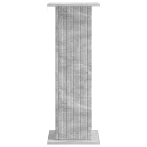 Βάση φυτών 2 pcs Γκρι Σκυροδέματος 30,5 x 30 x 80,5 εκ - Pakobazaar
