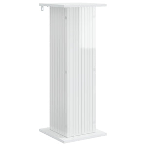 Βάση φυτών 2 pcs Γυαλιστερό Λευκό 30,5 x 30 x 80,5 εκ - Pakobazaar
