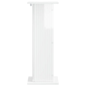 Βάση φυτών 2 pcs Γυαλιστερό Λευκό 30,5 x 30 x 80,5 εκ - Pakobazaar