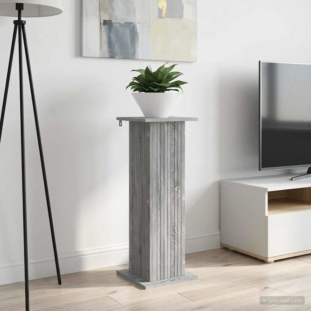 Βάση φυτών 2 pcs Γκρι Sonoma 30,5 x 30 x 80,5 εκ - Pakobazaar