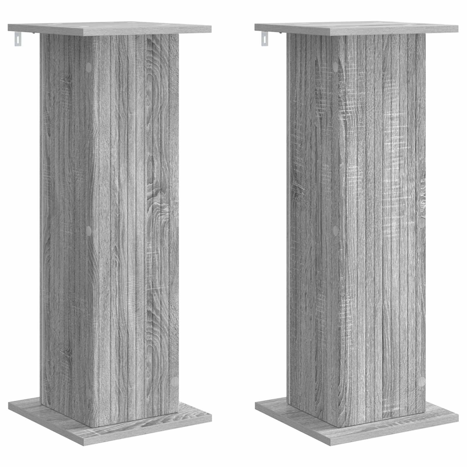 Βάση φυτών 2 pcs Γκρι Sonoma 30,5 x 30 x 80,5 εκ - Pakobazaar