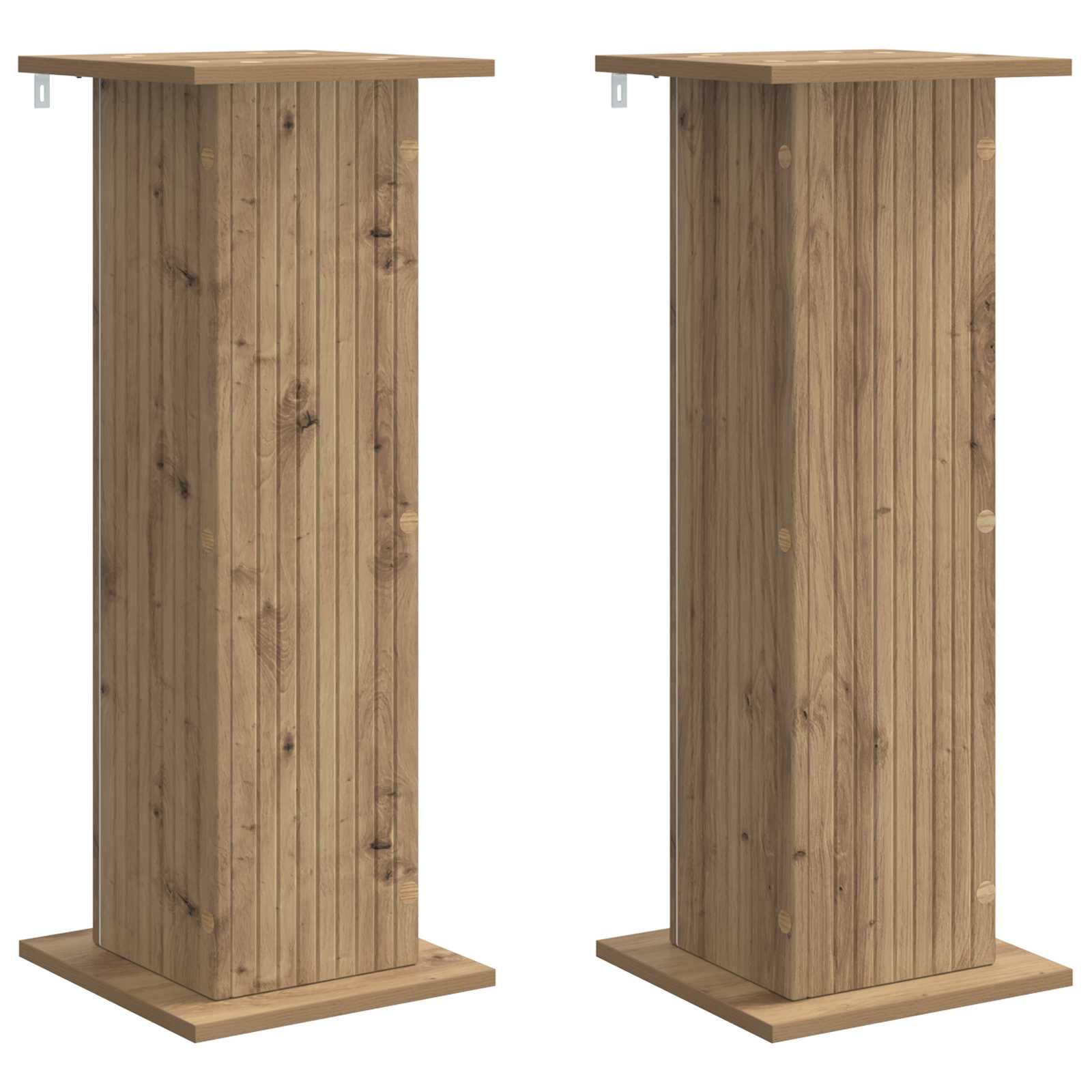 Βάση φυτών 2 pcs Artisan Δρυς 30,5 x 30 x 80,5 εκ - Pakobazaar