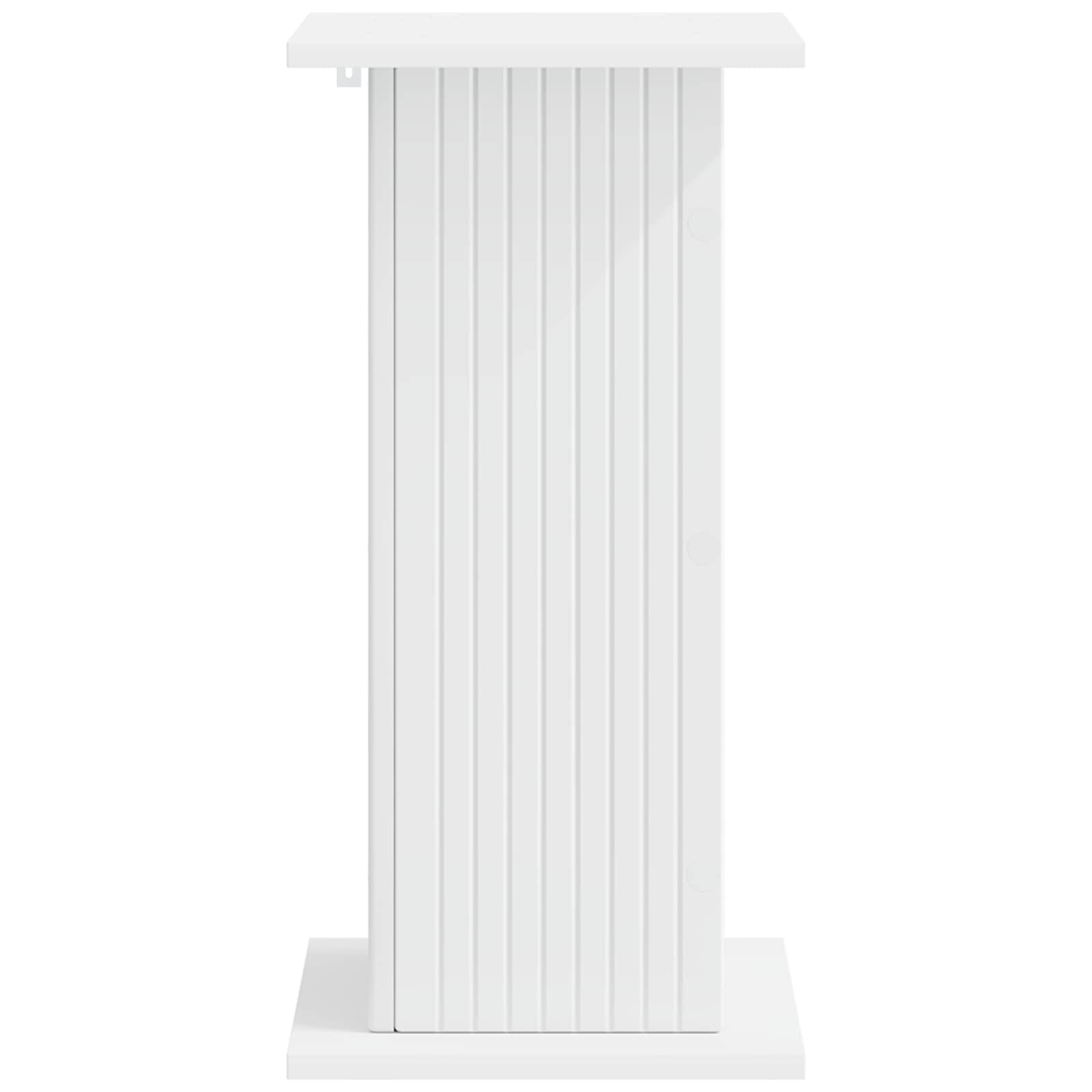 Βάση φυτών 2 pcs Λευκό 30,5 x 30 x 60,5 εκ Επεξεργασμένο Ξύλο - Pakobazaar