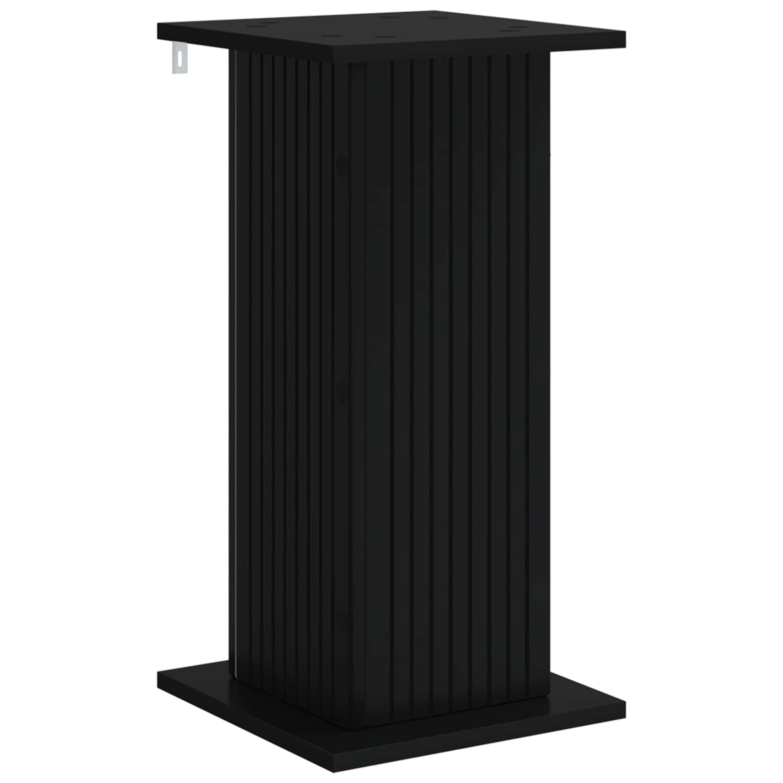Βάση φυτών 2 pcs Μαύρο 30,5 x 30 x 60,5 εκ Επεξεργασμένο Ξύλο - Pakobazaar