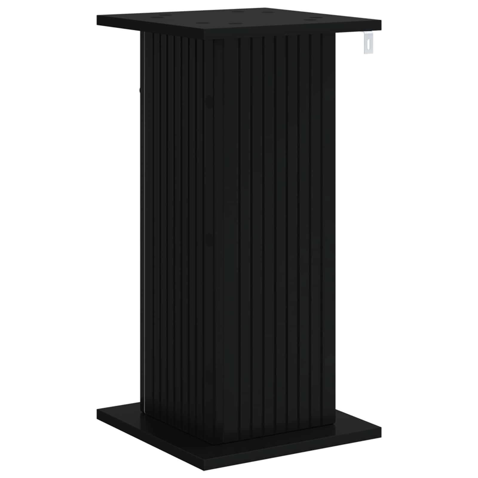 Βάση φυτών 2 pcs Μαύρο 30,5 x 30 x 60,5 εκ Επεξεργασμένο Ξύλο - Pakobazaar