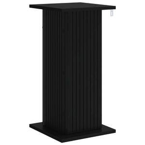 Βάση φυτών 2 pcs Μαύρο 30,5 x 30 x 60,5 εκ Επεξεργασμένο Ξύλο - Pakobazaar