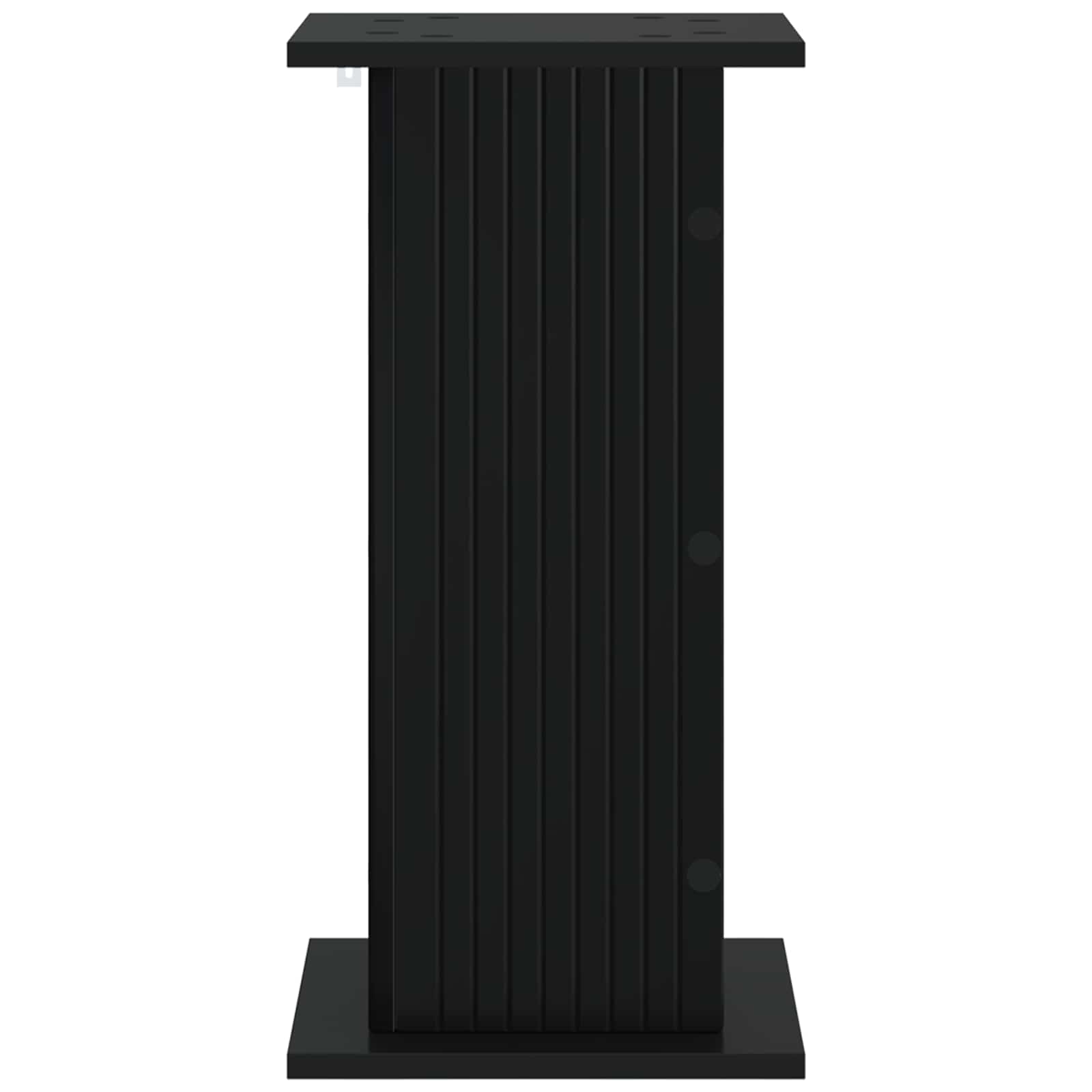 Βάση φυτών 2 pcs Μαύρο 30,5 x 30 x 60,5 εκ Επεξεργασμένο Ξύλο - Pakobazaar