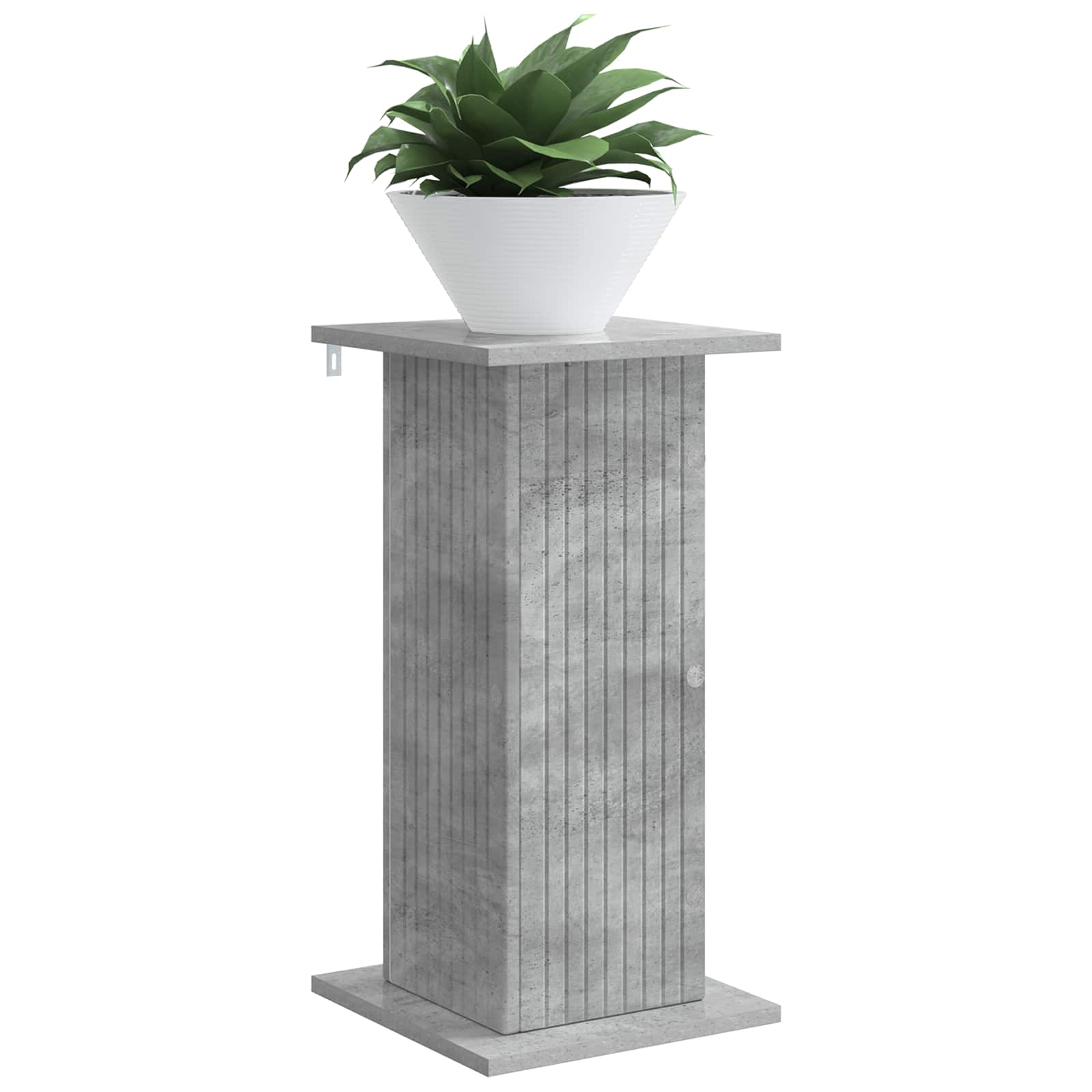 Βάση φυτών Γκρι Σκυροδέματος 30,5 x 30 x 60,5 εκ - Pakobazaar