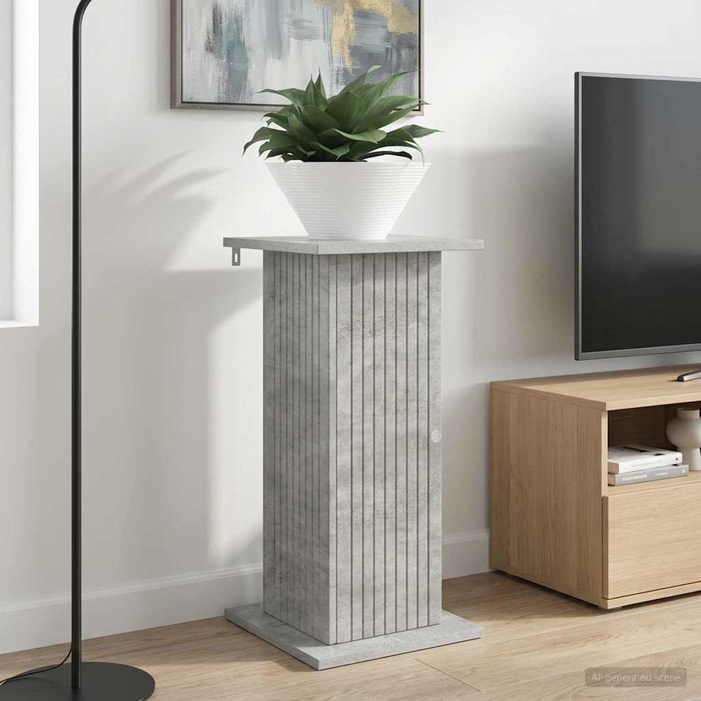 Βάση φυτών 2 pcs Γκρι Σκυροδέματος 30,5 x 30 x 60,5 εκ - Pakobazaar