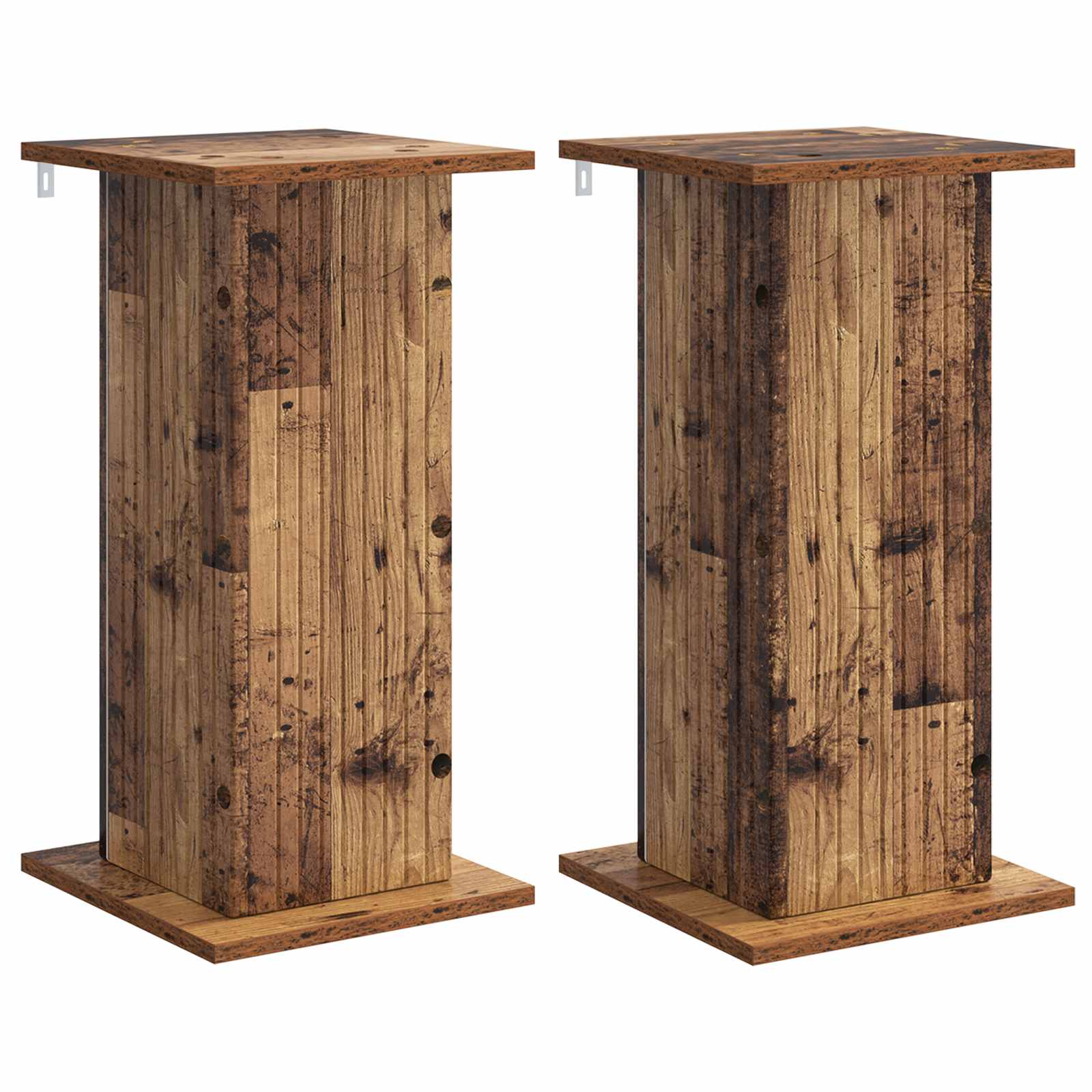 Βάση φυτών 2 pcs Παλαιωμένο ξύλο 30,5 x 30 x 60,5 εκ - Pakobazaar