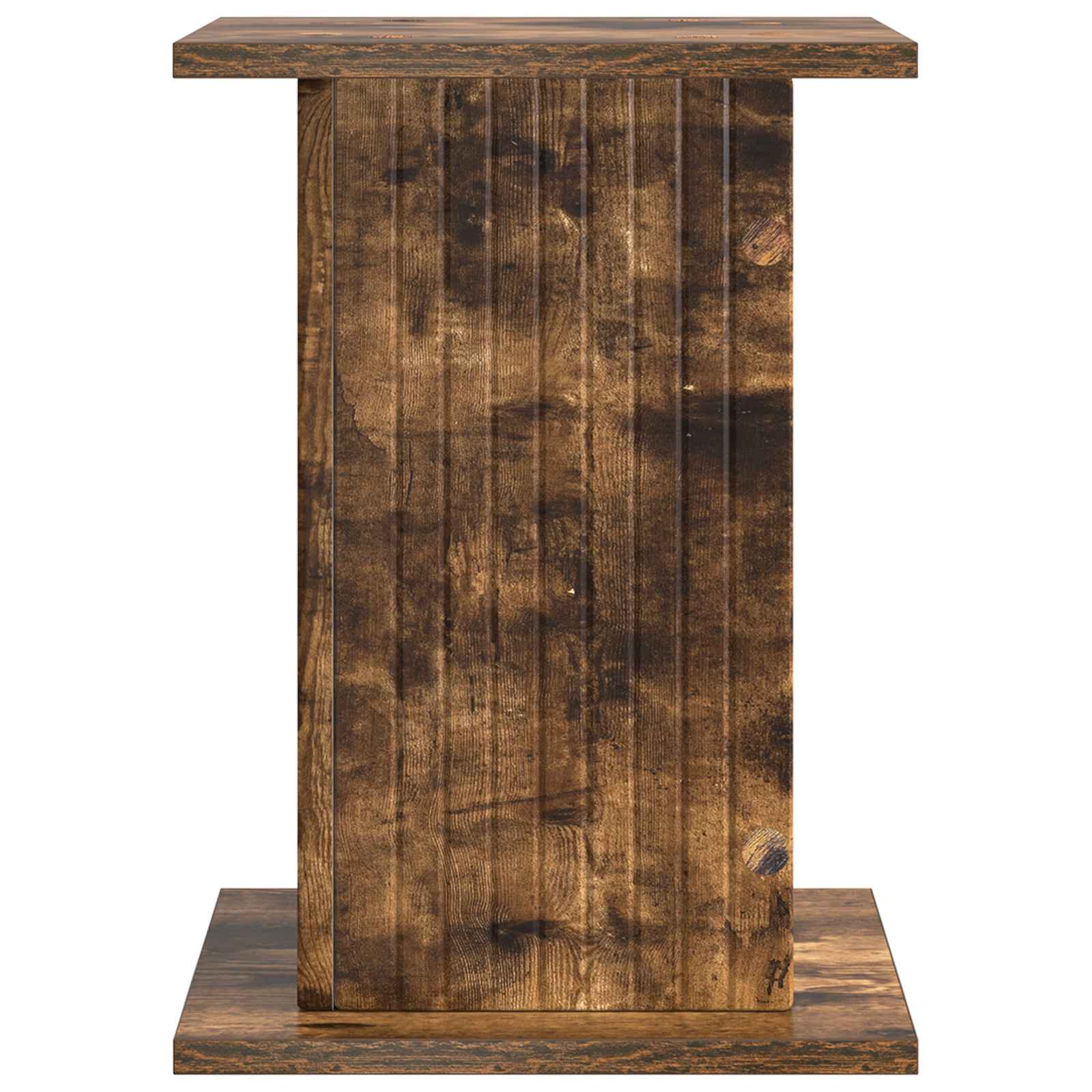 Βάση φυτών 2 pcs Καπνισμένο Ξύλο Δρυός 30,5 x 30 x 43 εκ - Pakobazaar