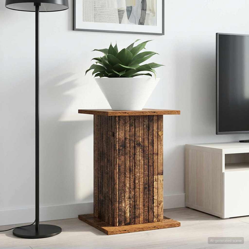 Βάση φυτών 2 pcs Παλαιωμένο ξύλο 30,5 x 30 x 43 εκ - Pakobazaar
