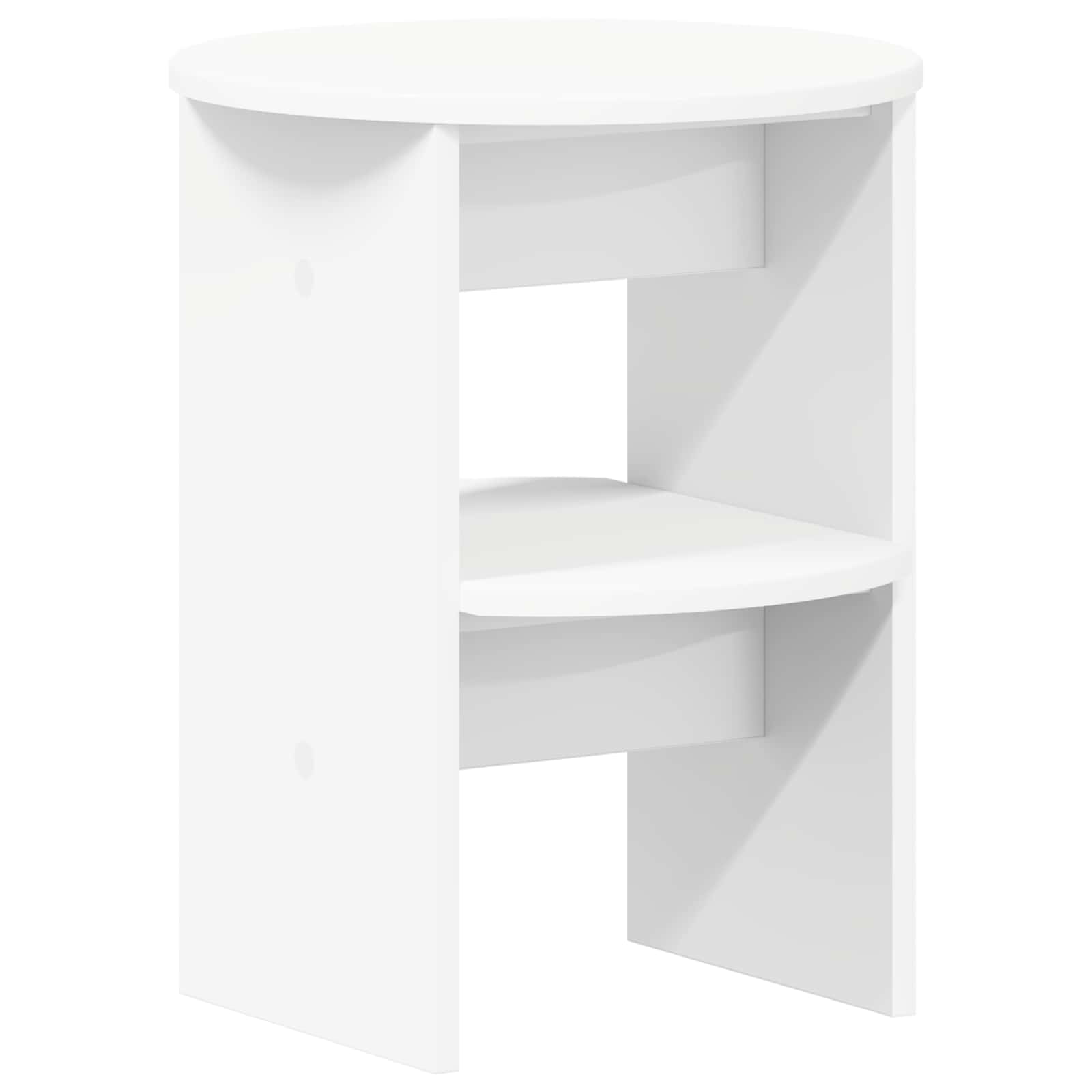 Βοηθητικό ντουλάπι 2 pcs Λευκός Ø40 x 50 εκ - Pakobazaar