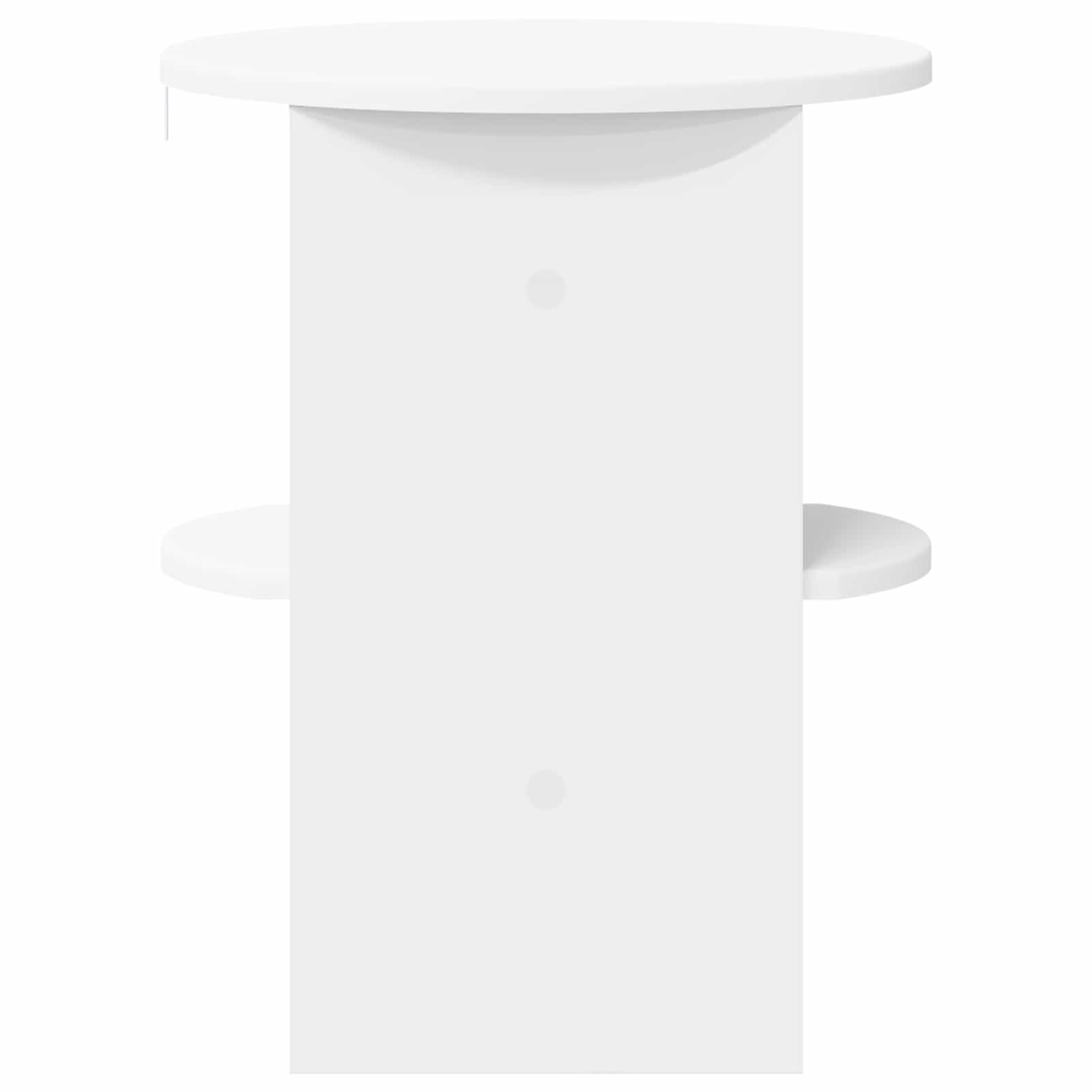 Βοηθητικό ντουλάπι 2 pcs Λευκός Ø40 x 50 εκ - Pakobazaar
