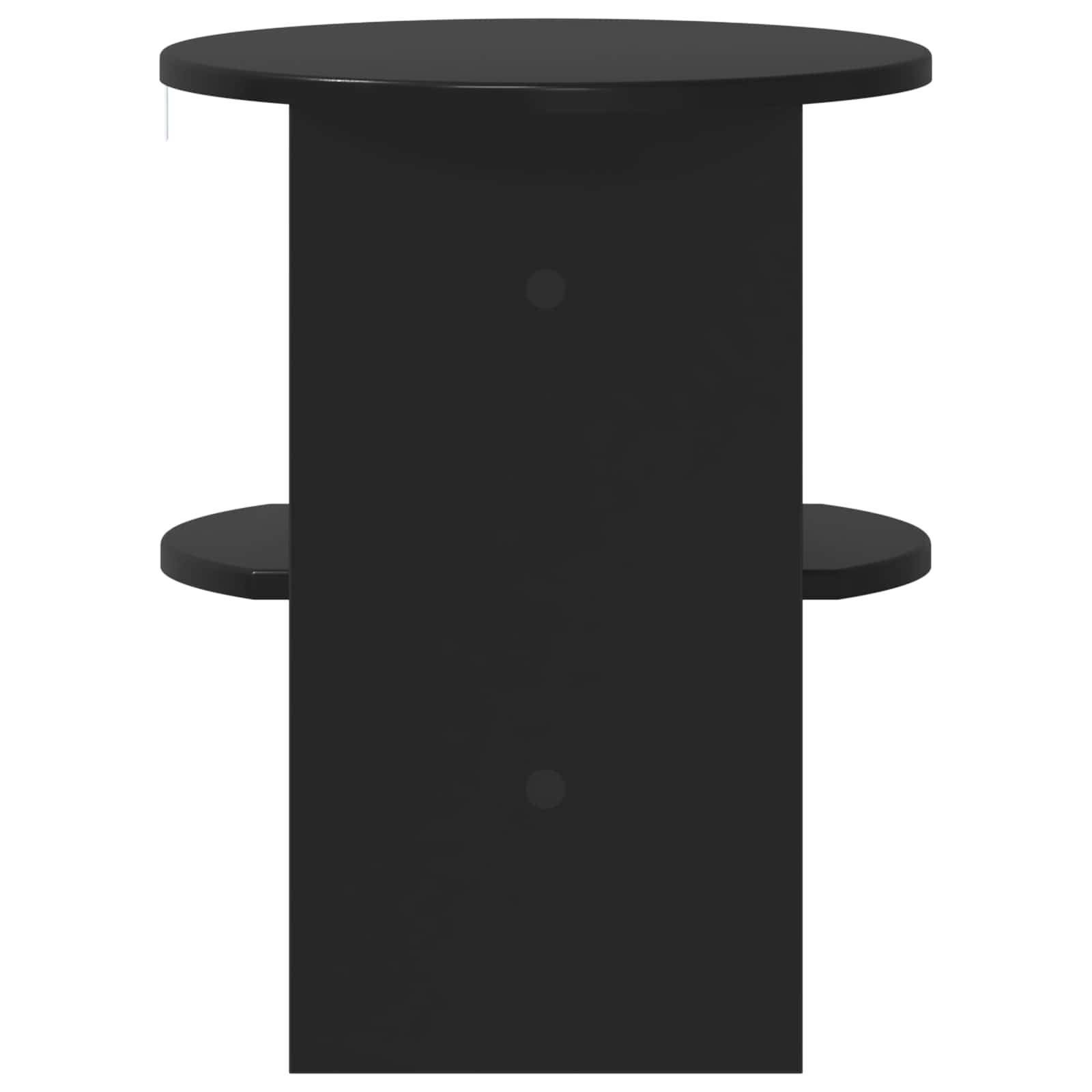 Βοηθητικό ντουλάπι 2 pcs Μαύρο Ø40 x 50 εκ - Pakobazaar
