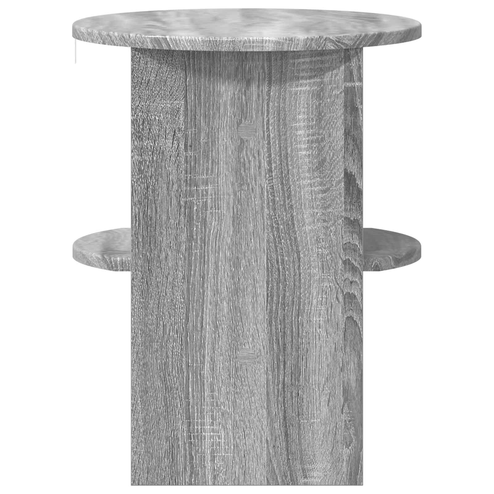 Βοηθητικό ντουλάπι 2 pcs Γκρι Σονομά Ø40 x 50 εκ - Pakobazaar
