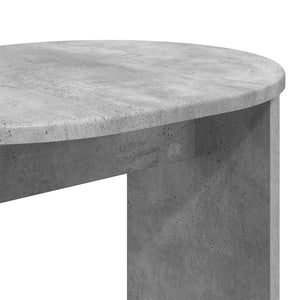 Τραπεζάκι Πλευράς Γκρι Σκυροδέματος 50 x 39,5 x 55 εκ - Pakobazaar