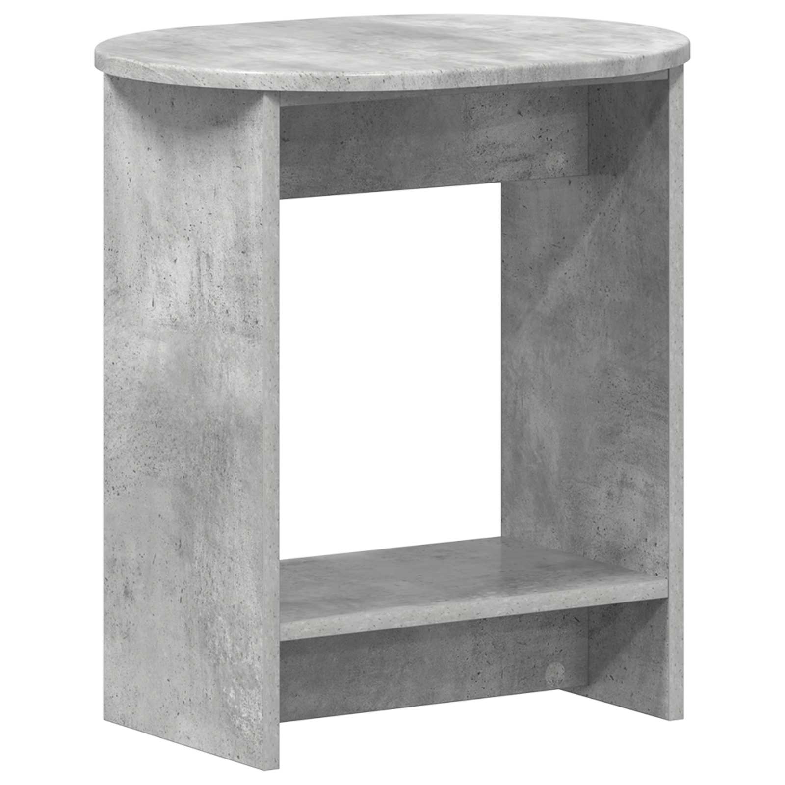 Τραπεζάκι Πλευράς Γκρι Σκυροδέματος 50 x 39,5 x 55 εκ - Pakobazaar