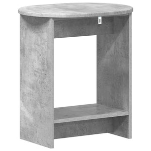 Τραπεζάκι Πλευράς Γκρι Σκυροδέματος 50 x 39,5 x 55 εκ - Pakobazaar