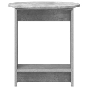 Τραπεζάκι Πλευράς Γκρι Σκυροδέματος 50 x 39,5 x 55 εκ - Pakobazaar
