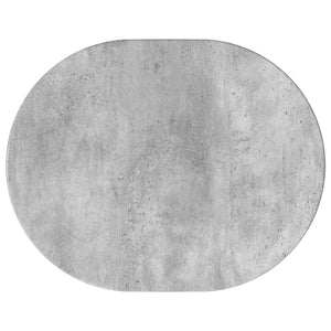 Τραπεζάκι Πλευράς Γκρι Σκυροδέματος 50 x 39,5 x 55 εκ - Pakobazaar