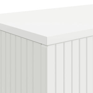 Τραπέζι κονσόλας Ριγέ Λευκός 101 x 29 x 74 εκ. - Pakobazaar