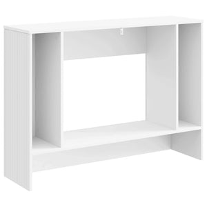 Τραπέζι κονσόλας Ριγέ Λευκός 101 x 29 x 74 εκ. - Pakobazaar