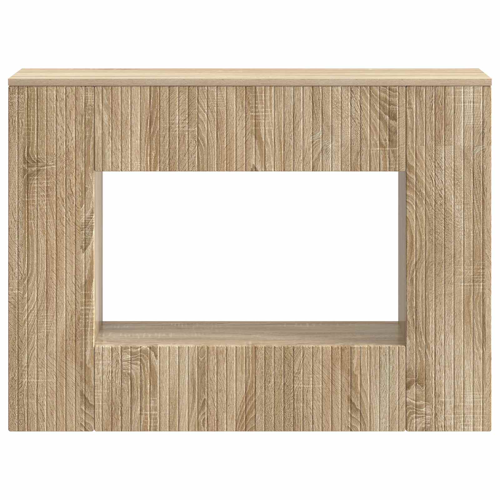 Τραπέζι κονσόλας Ριγέ Δρύς Sonoma 101 x 29 x 74 εκ. - Pakobazaar