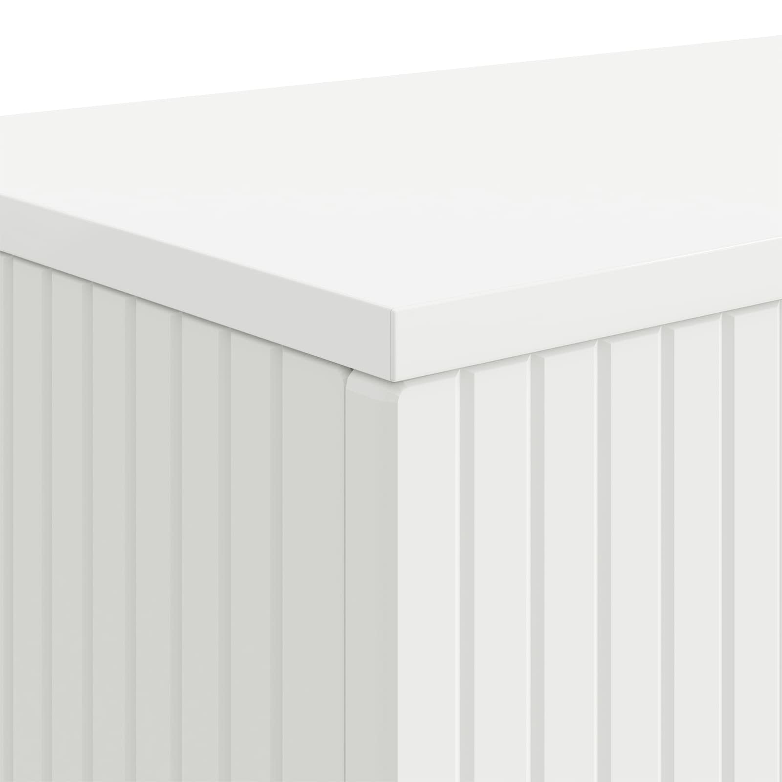 Τραπέζι κονσόλας Ριγέ Λευκός 155 x 29 x 74 εκ. - Pakobazaar