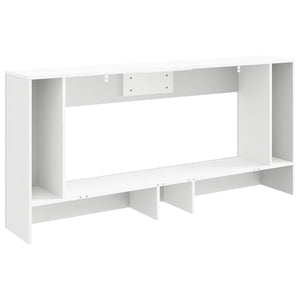 Τραπέζι κονσόλας Ριγέ Λευκός 155 x 29 x 74 εκ. - Pakobazaar