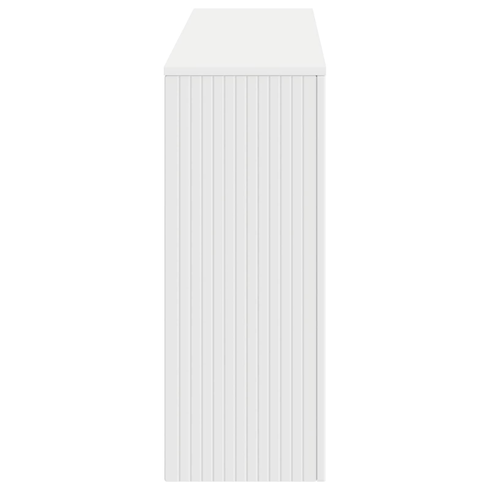 Τραπέζι κονσόλας Ριγέ Λευκός 155 x 29 x 74 εκ. - Pakobazaar