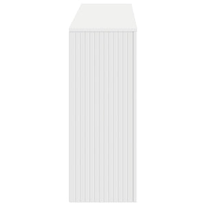 Τραπέζι κονσόλας Ριγέ Λευκός 155 x 29 x 74 εκ. - Pakobazaar