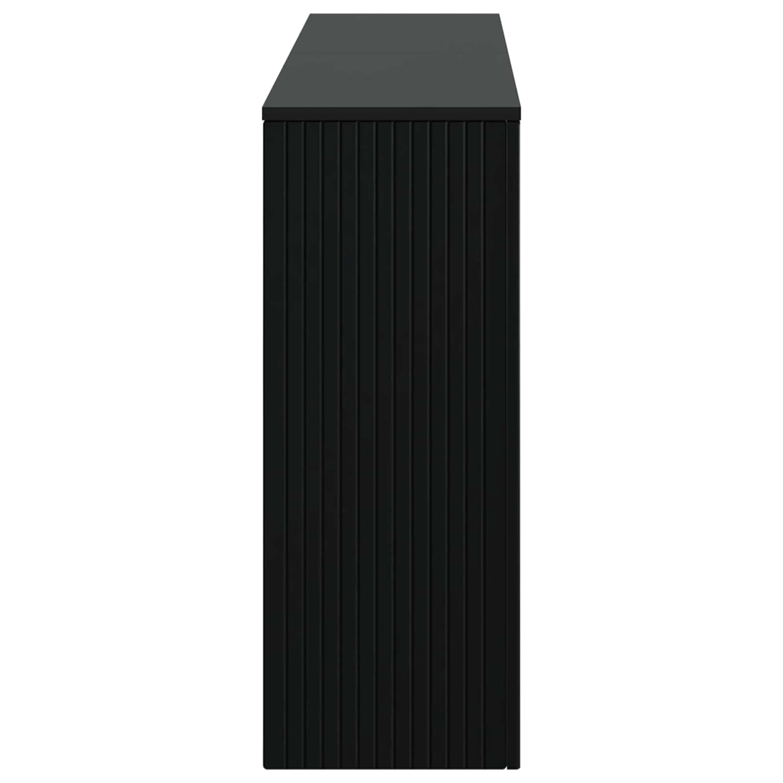 Τραπέζι κονσόλας Ριγέ Μαύρο 155 x 29 x 74 εκ. - Pakobazaar