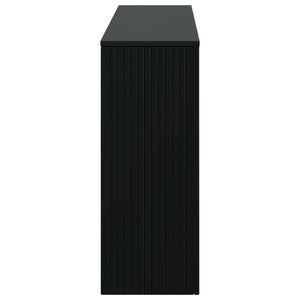Τραπέζι κονσόλας Ριγέ Μαύρο 155 x 29 x 74 εκ. - Pakobazaar