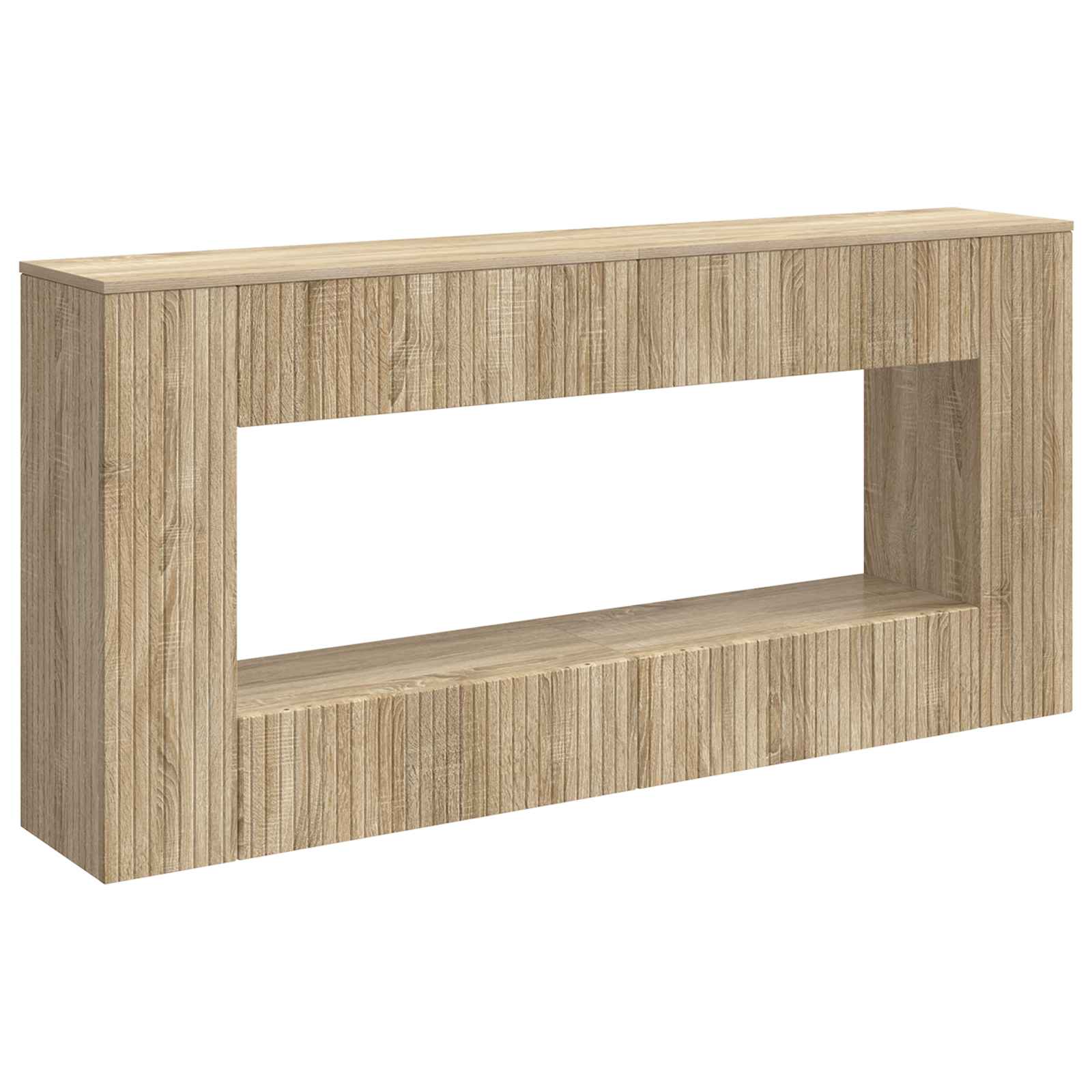 Τραπέζι κονσόλας Ριγέ Δρύς Sonoma 155 x 29 x 74 εκ. - Pakobazaar