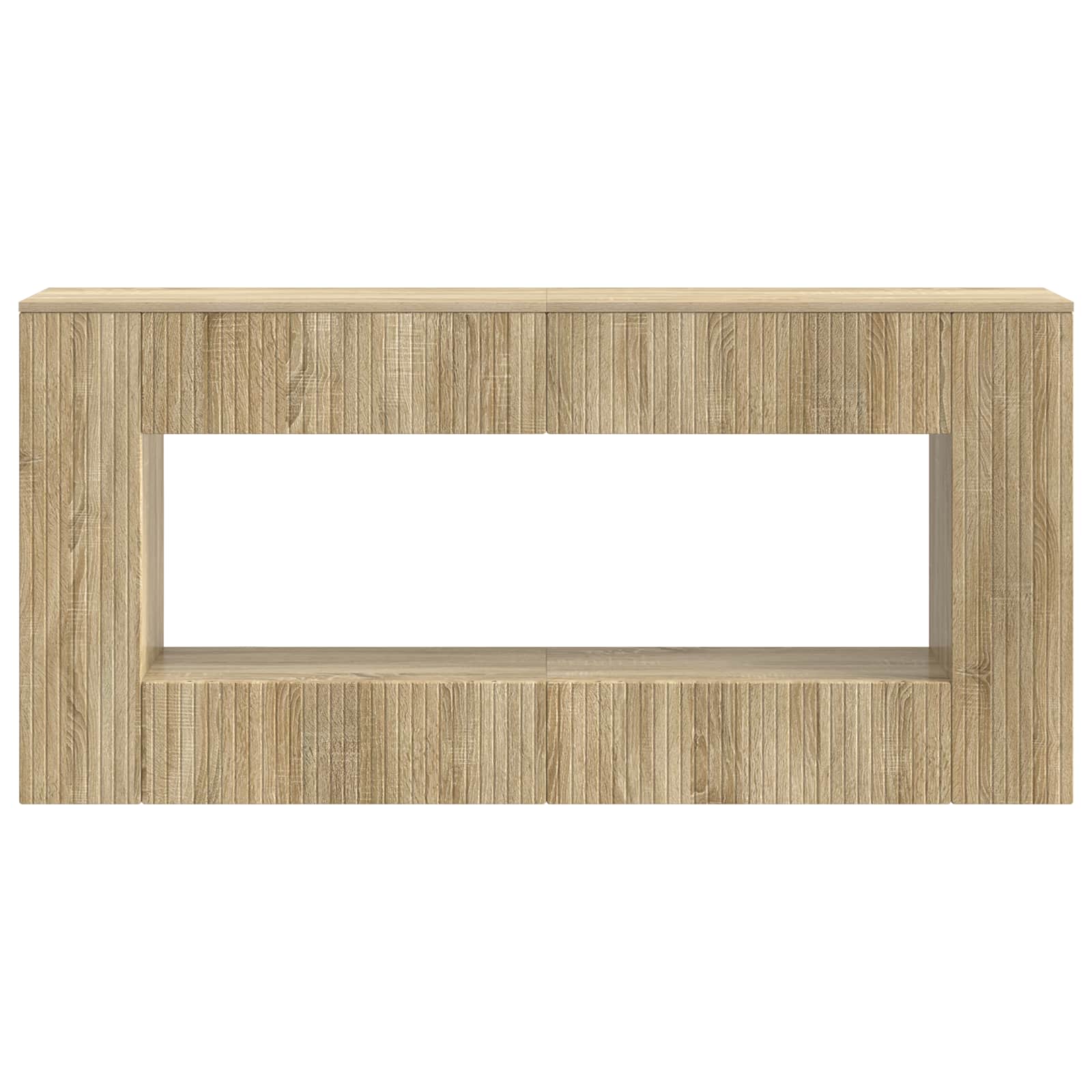 Τραπέζι κονσόλας Ριγέ Δρύς Sonoma 155 x 29 x 74 εκ. - Pakobazaar