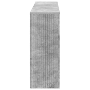Τραπέζι κονσόλας Ριγέ Σκυρόχρωμο Γκρι 155 x 29 x 74 εκ. - Pakobazaar
