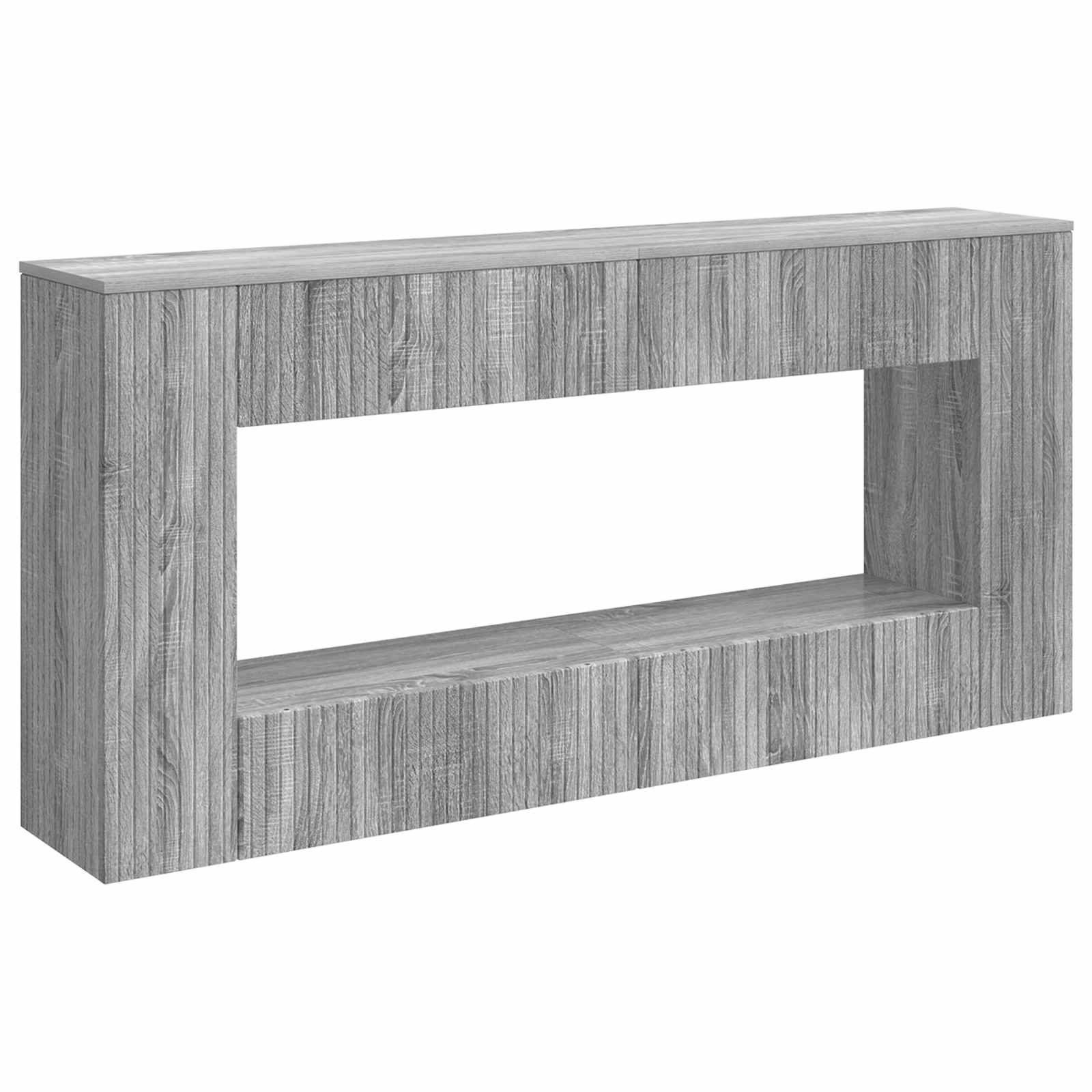 Τραπέζι κονσόλας Ριγέ Γκρι Σονομά 155 x 29 x 74 εκ. - Pakobazaar