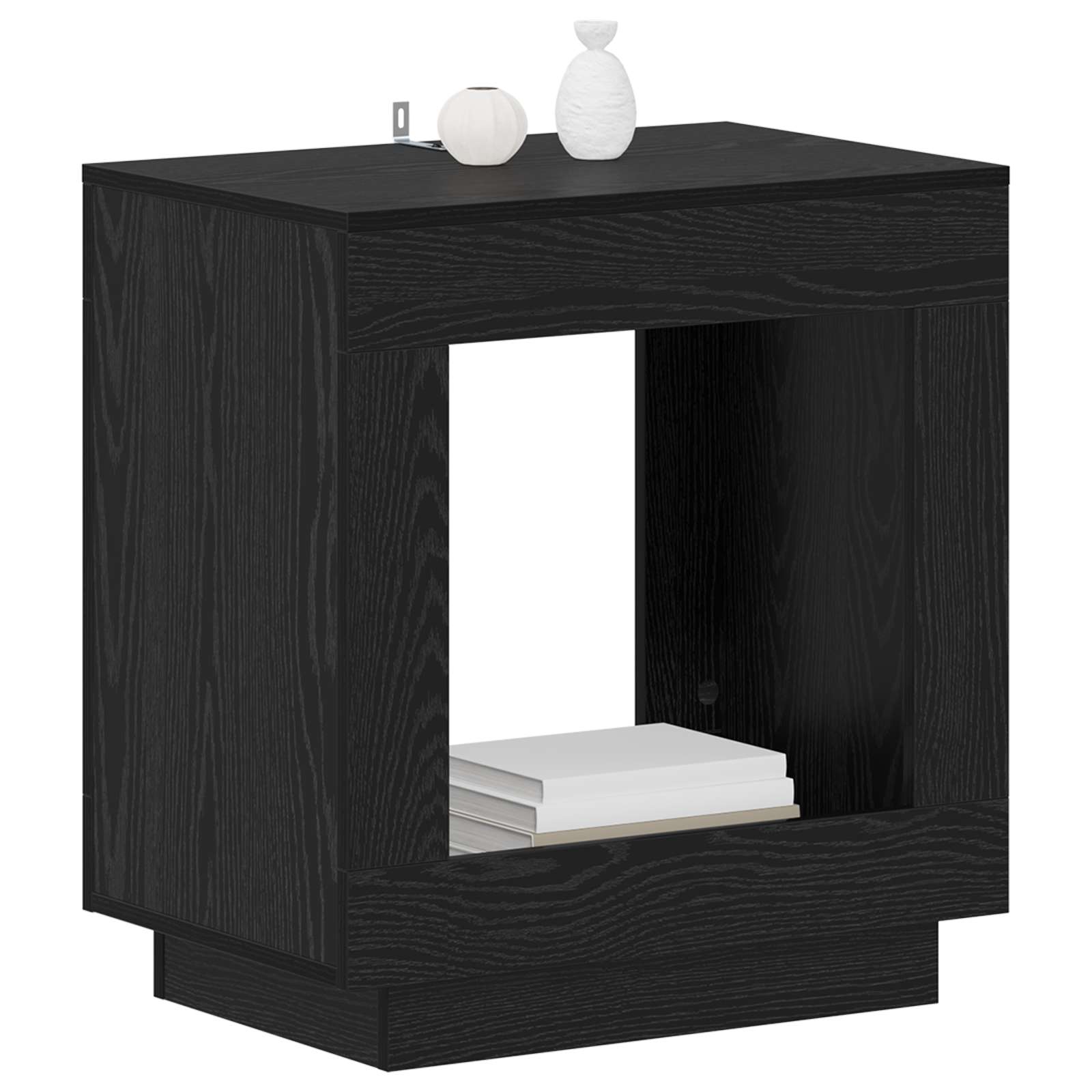 Τραπεζάκι Πλευράς Μαύρη Δρυς 60 x 40 x 65 εκ. - Pakobazaar
